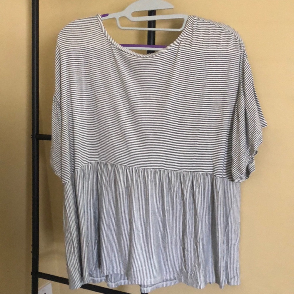 LOFT babydoll shirt